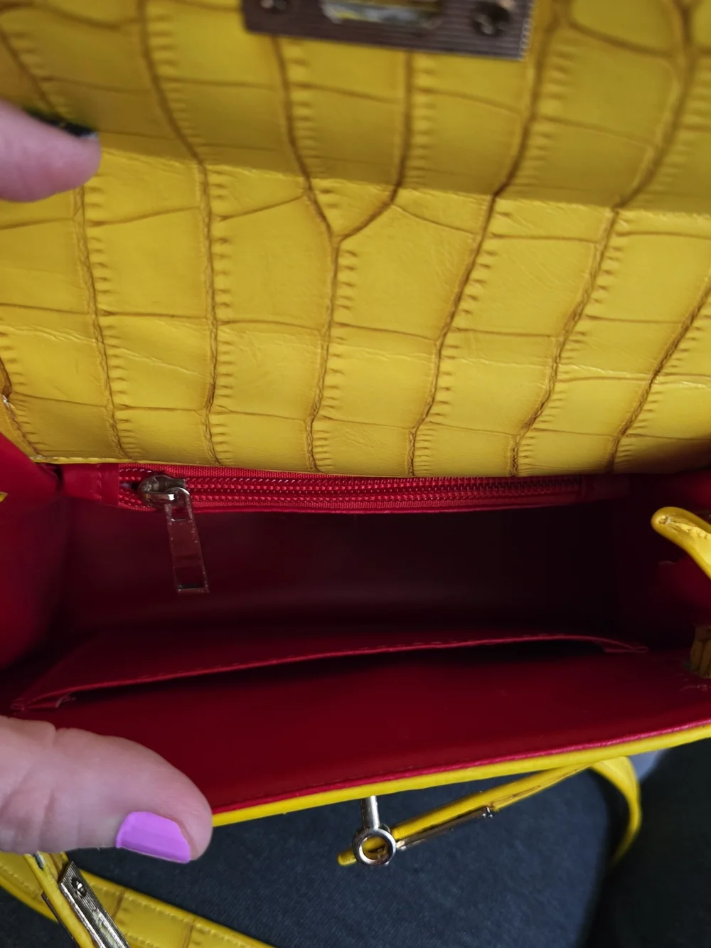 Winky Eye or SpongeBob Cross body bag purse Yellow - Picture 2 of 8